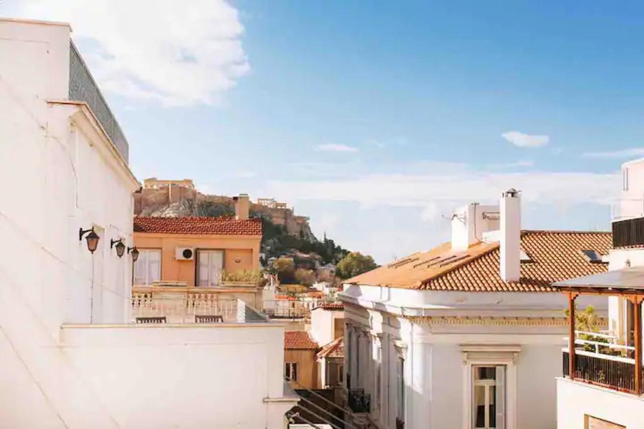 A Masterpiece In Plaka With Big Balcony And Acropolis View Apartman Athén Kültér fotó